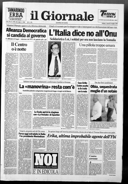 Il giornale : quotidiano del mattino